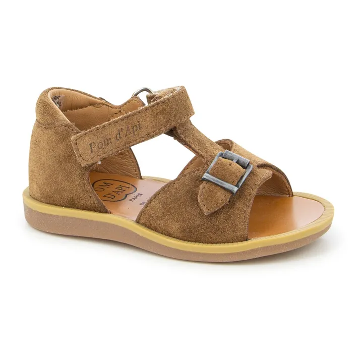 Sandales Poppy Easy | Camel- Image produit n°1