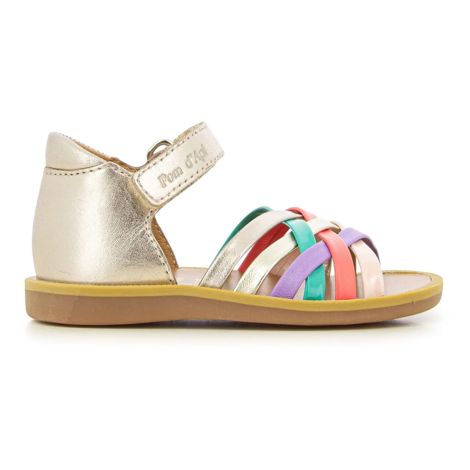 Pom D'api Or Poppy Lux Sandals