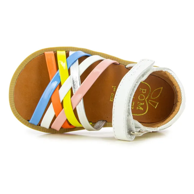 Poppy Lux sandals | White