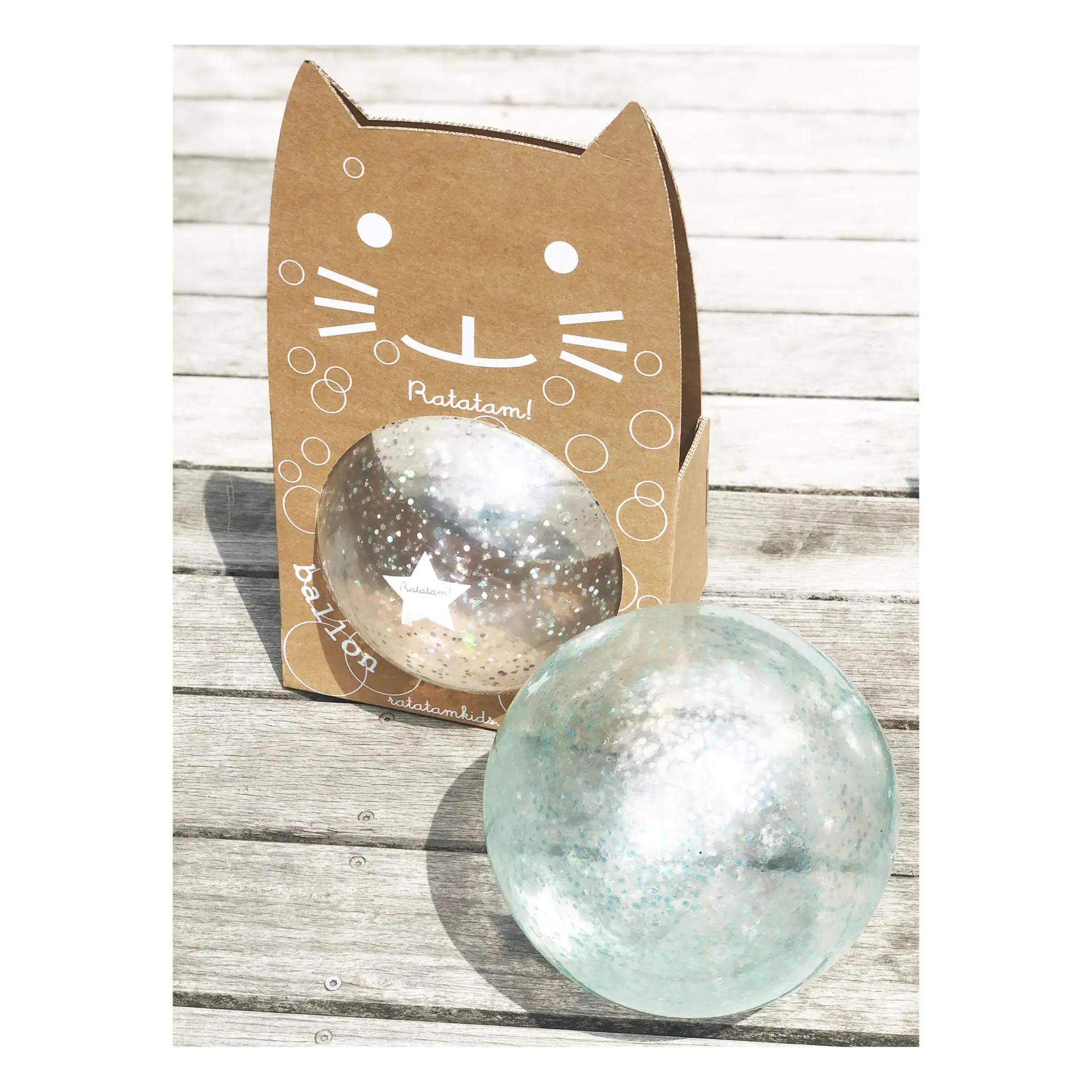 Ratatam Ballon bulle paillettes Argenté Smallable