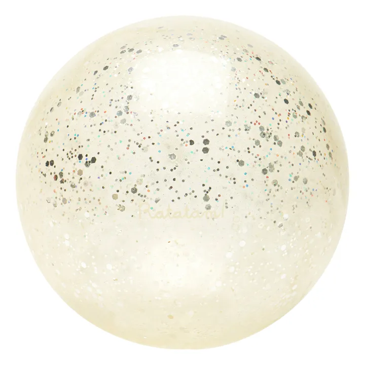 Ballon bulle paillettes | Argenté- Image produit n°2