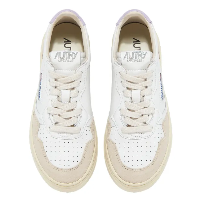 Baskets Medalist Low Cuir/Suede | 	Lilas