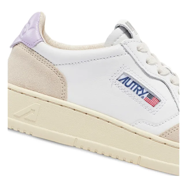 Baskets Medalist Low Cuir/Suede | 	Lilas