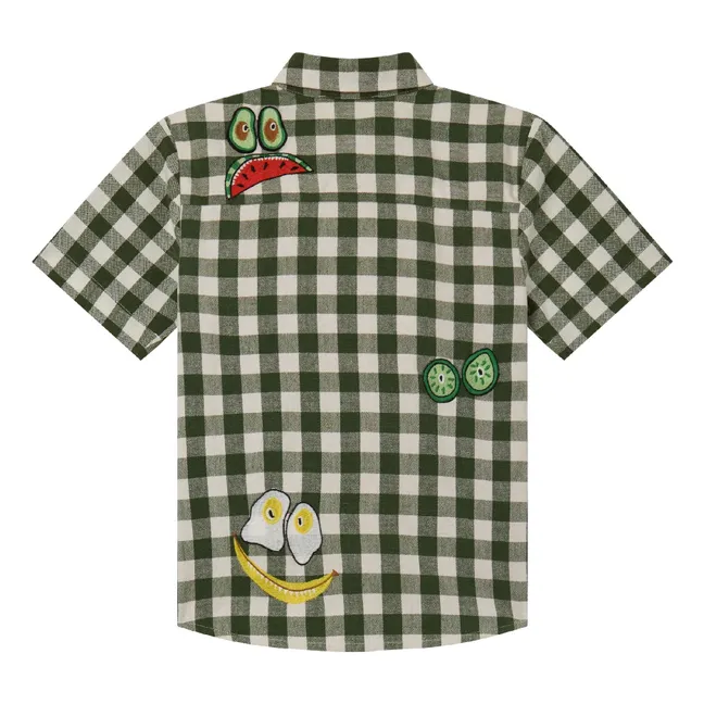 Camicia Vichy | Verde militare