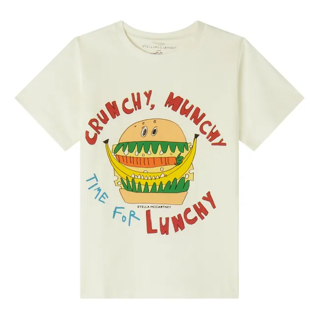 Burger T-Shirt | Ecru