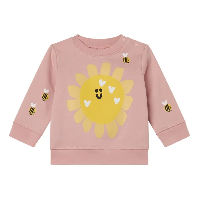 Sweatshirt Biene | Rosa