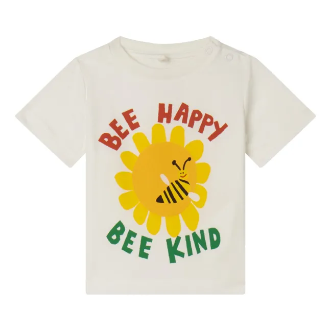 Be Happy Baby T-Shirt | Ecru