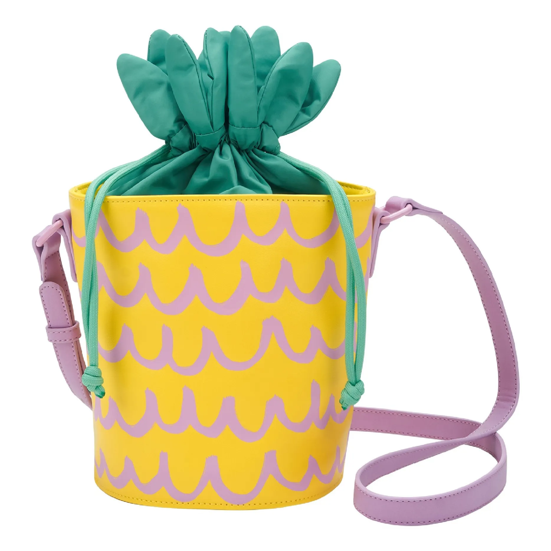Stella Mccartney Kids Yellow Pineapple Seal Bag