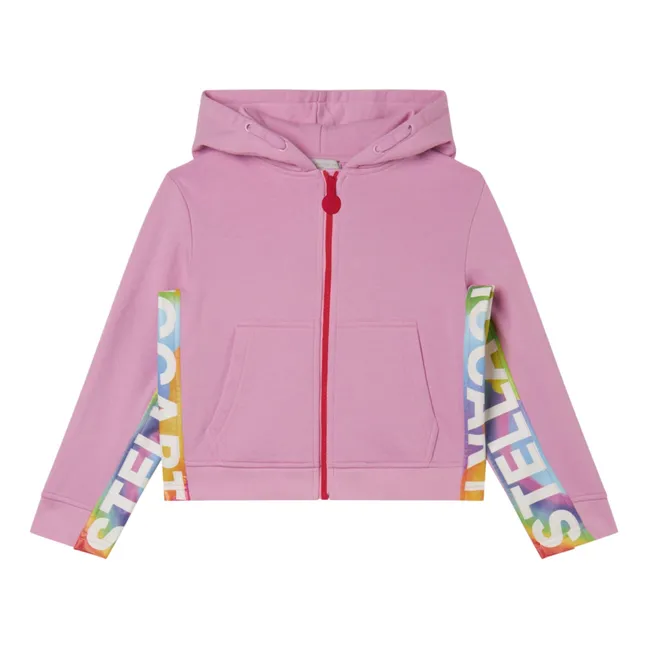 Stella Zipped Sweatshirt | Pink