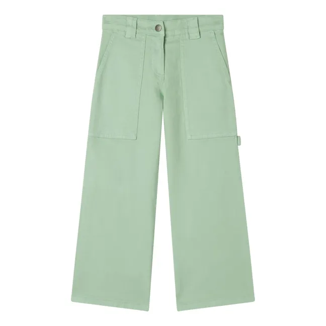 Trousers | Almond green