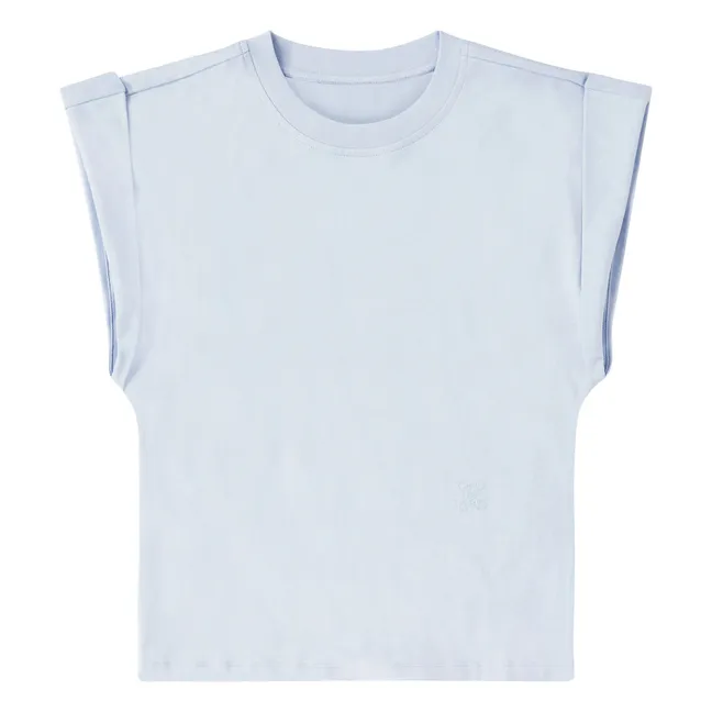 T-Shirt Sans Manches  | Bleu Clair