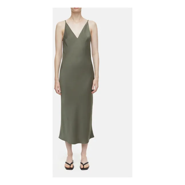 Robe Waisted  | Vert kaki