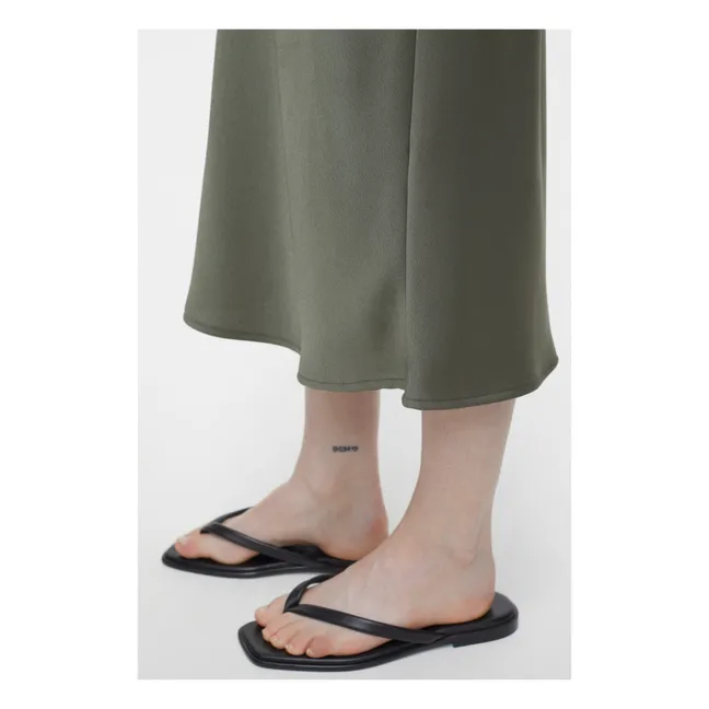 Robe Waisted  | Vert kaki