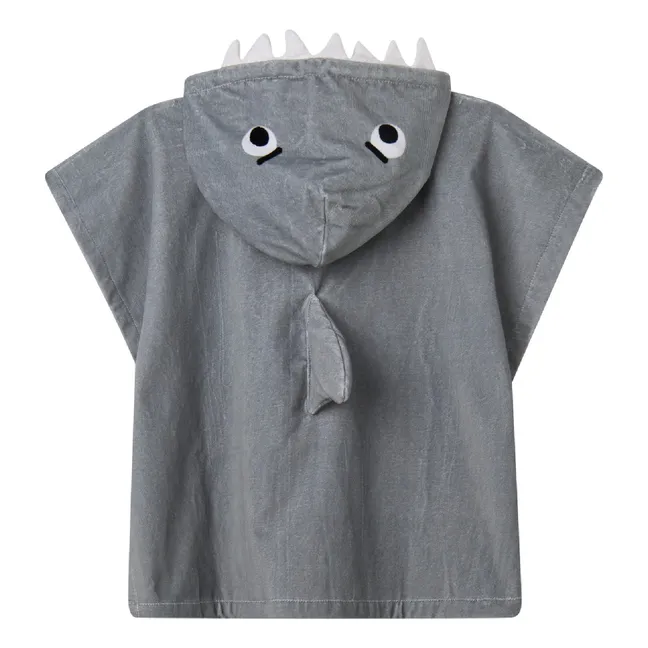 Shark Bath Poncho | Grey