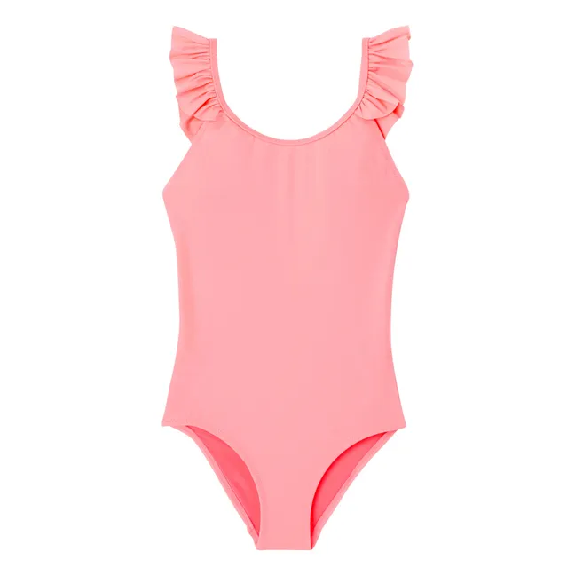 Maillot de Bain 1 Pièce Bora Bora Fibres Recyclées | Rose fluo