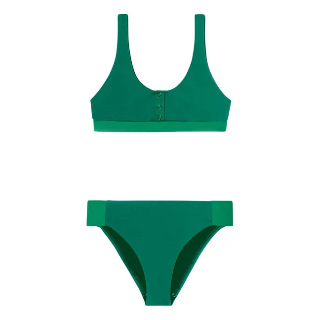 Acapulco 2-Piece Anti-UV Swimsuit | Green