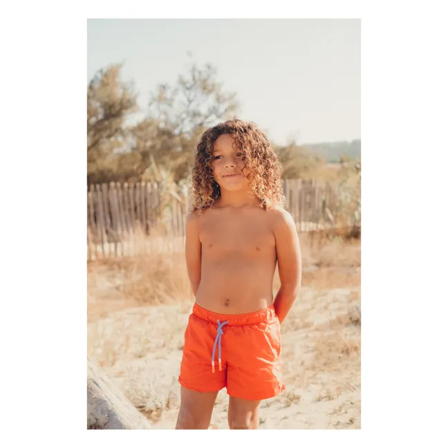 Capri Swim Shorts | Orange