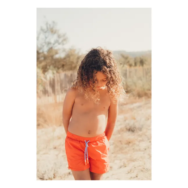 Capri Swim Shorts | Orange