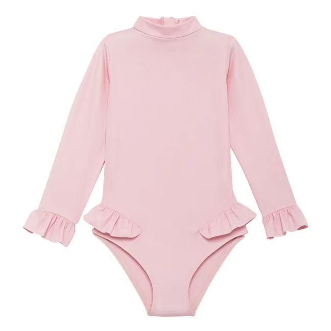 Maillot de Bain Anti-UV Fibres Recyclées | Rose pâle