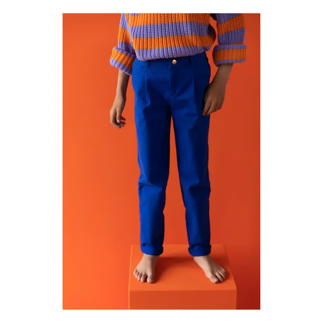 Pantalon Chino Coton Bio | Bleu