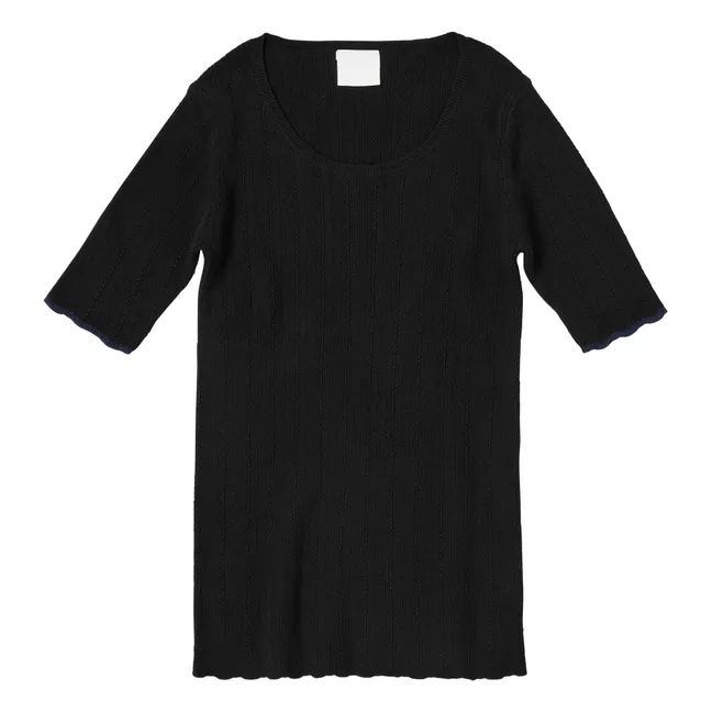 Lace T-Shirt - Damenkollektion | Schwarz