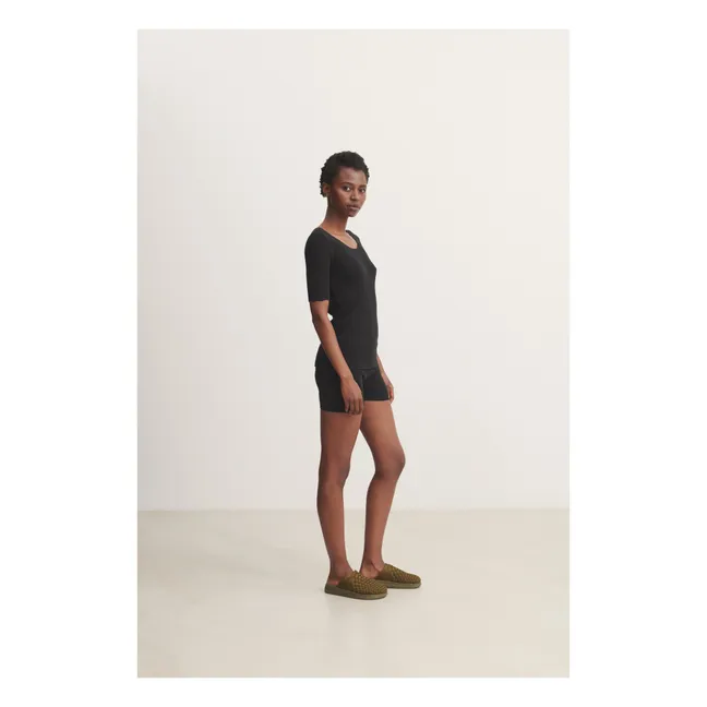 Lace T-Shirt - Women's Collection | Black