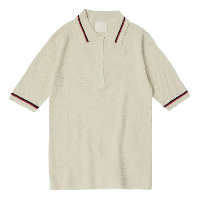 Polo Feinmaschiges Poloshirt aus Bio-Baumwolle - Damenkollektion | Seidenfarben