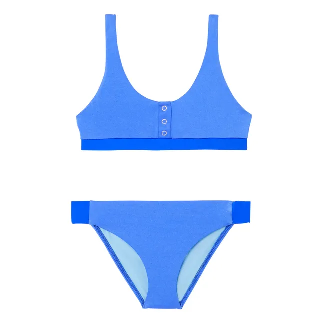 Acapulco 2-Piece Anti-UV Swimsuit | Azure blue