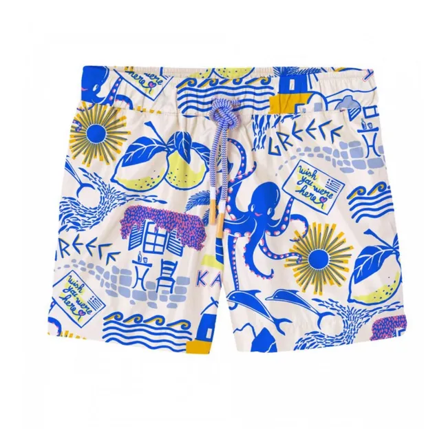 Anti-UV Badeshorts Paros | Blau