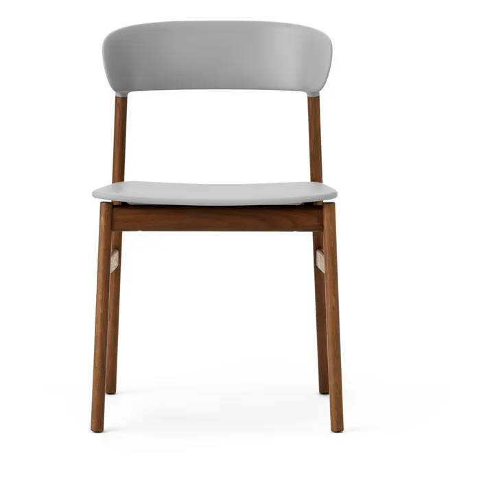 Stuhl Herit aus Räuchereiche | Grau- Produktbild Nr. 1