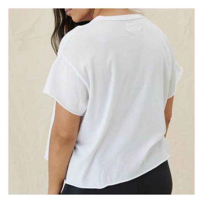 Camiseta Crop | Blanco