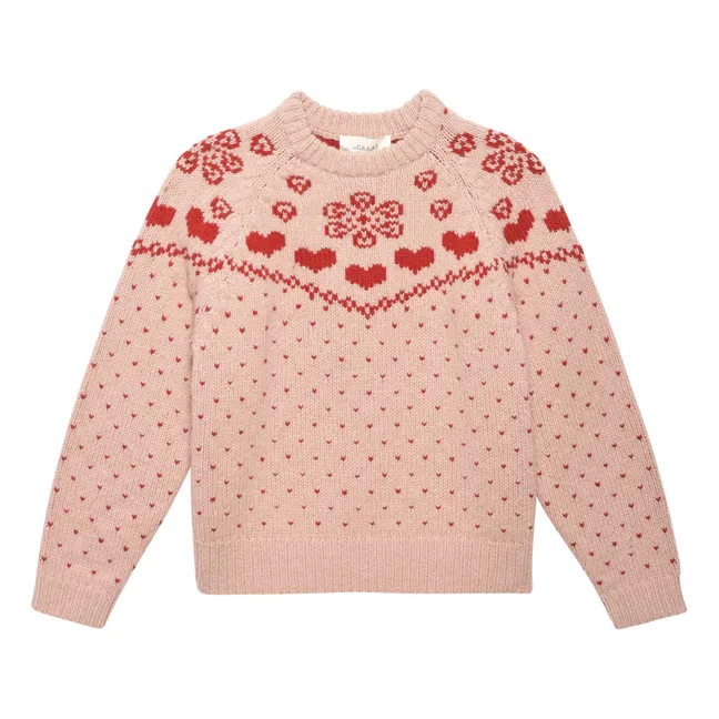 Il maglione di lana Sweetheart | Rosa