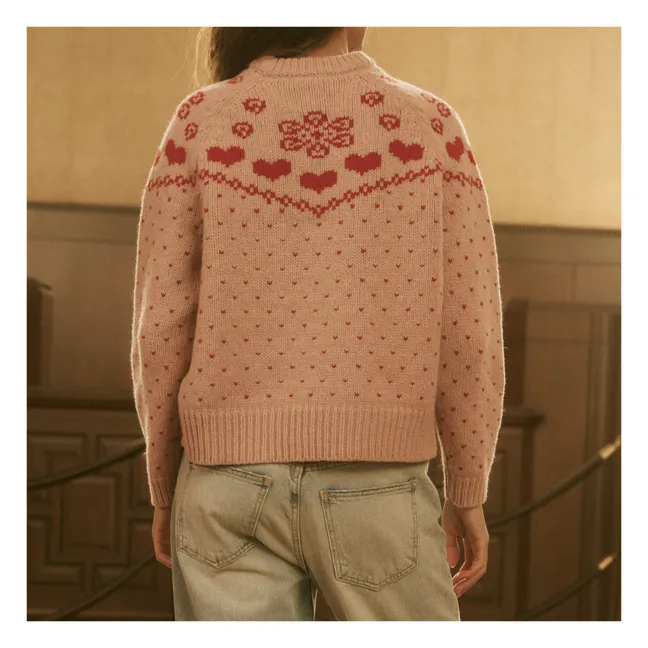 Pullover The Sweetheart Wolle | Rosa