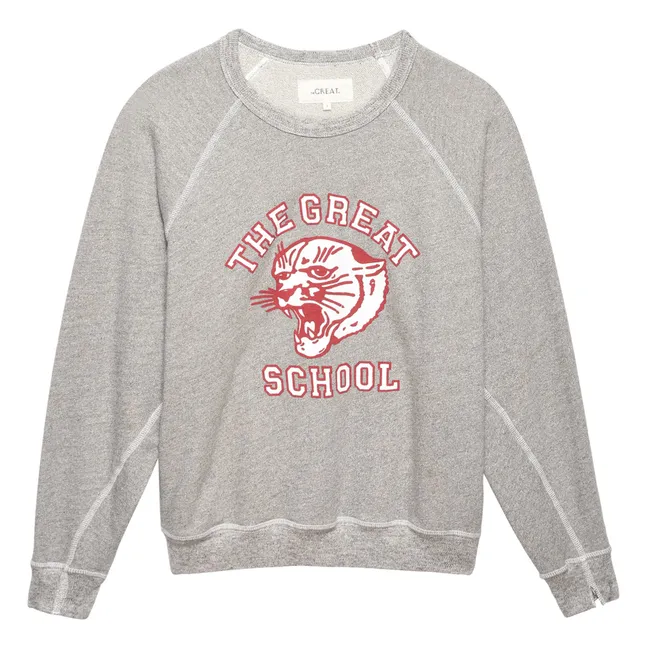 Sweatshirt The College Bobcat | Grau