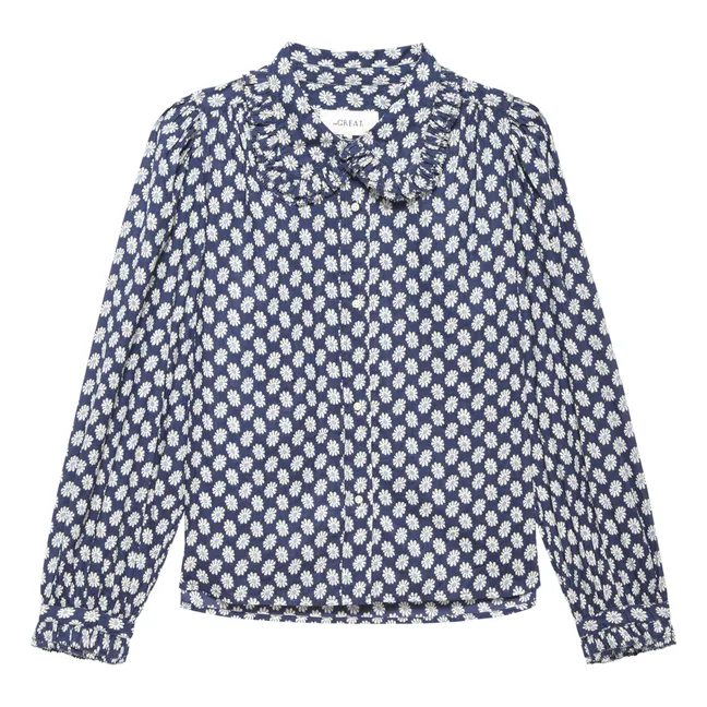 The Hemmingway Daisy blouse | Navy blue
