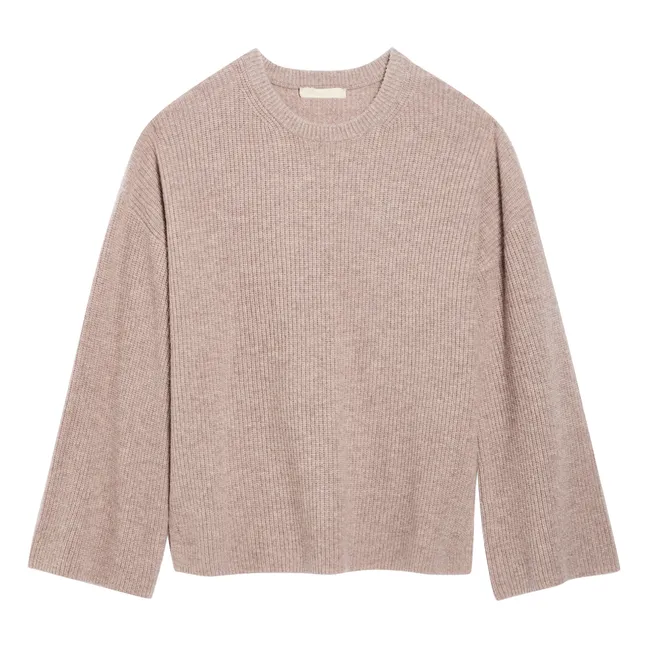 Claude Merino Wool Sweater | Beige