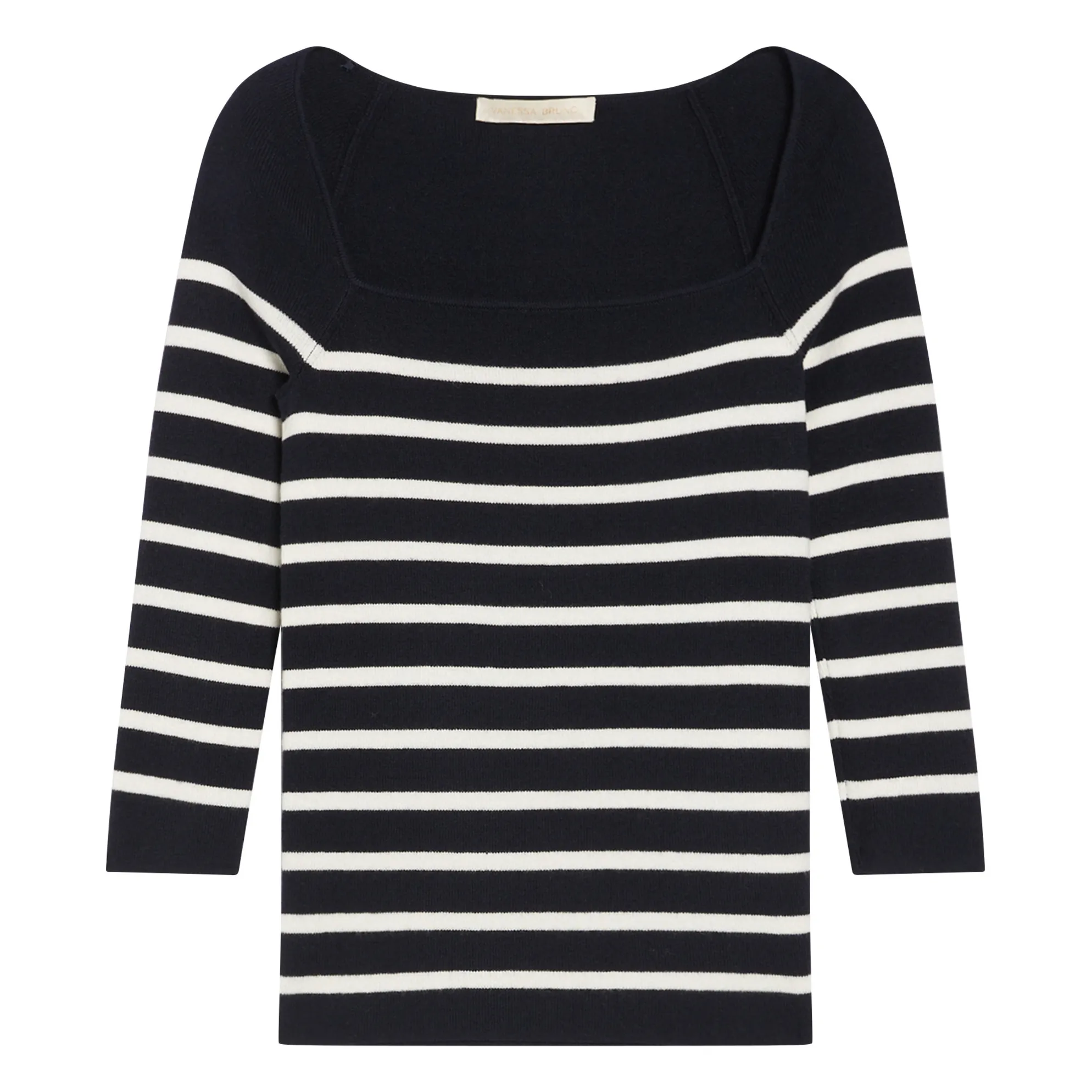 Vanessa Bruno Navy Blue Carla Merino Wool Jumper