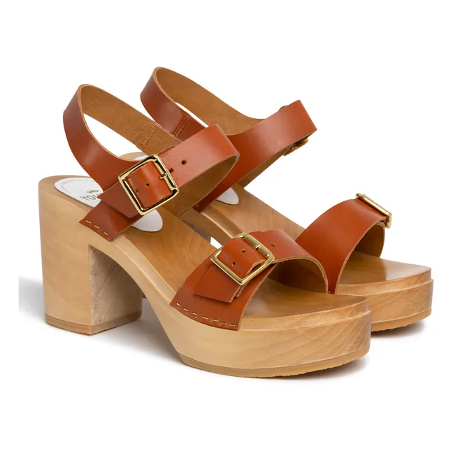 Yuma sandals | Brick red