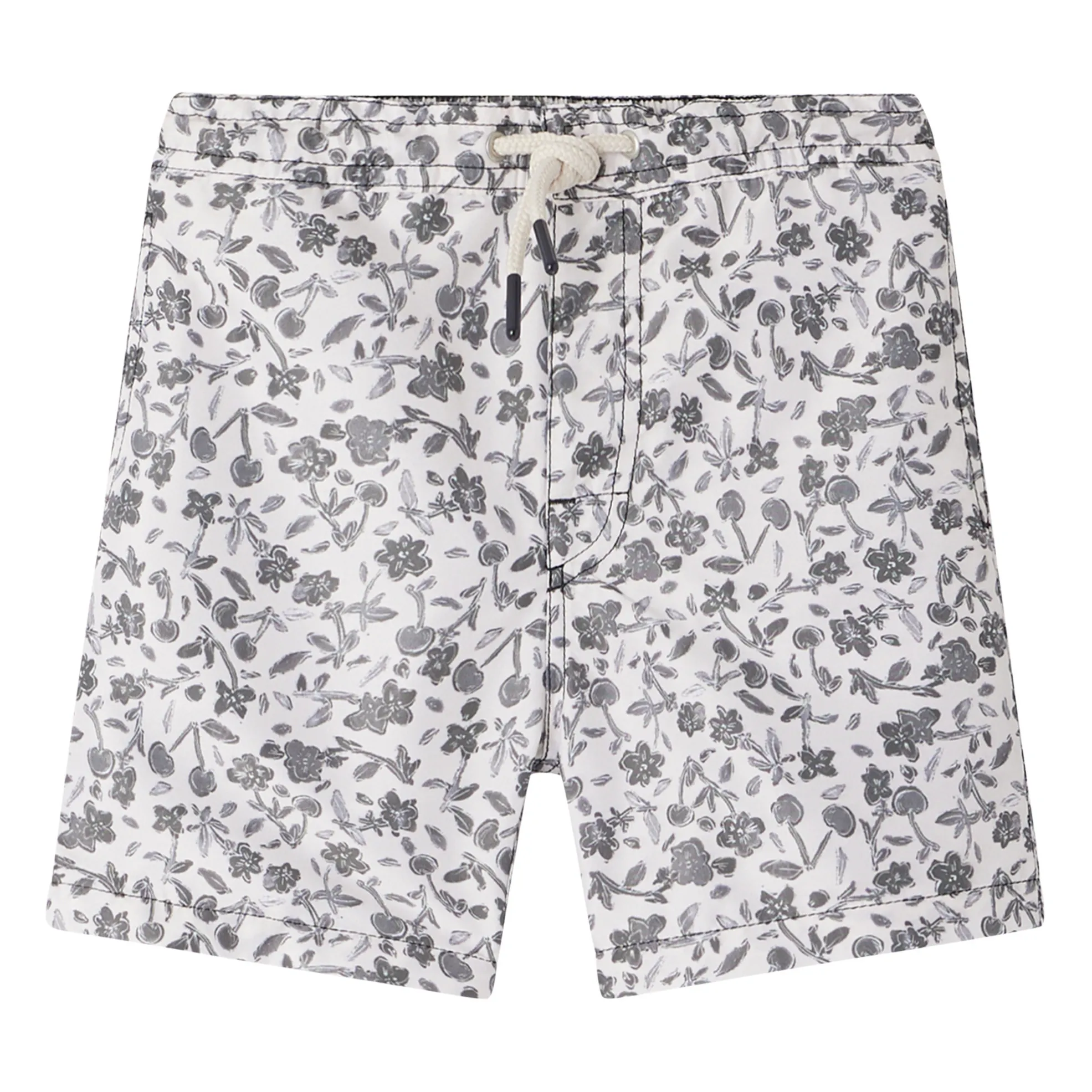 Bonpoint Grey Ariel Floral Swim Shorts