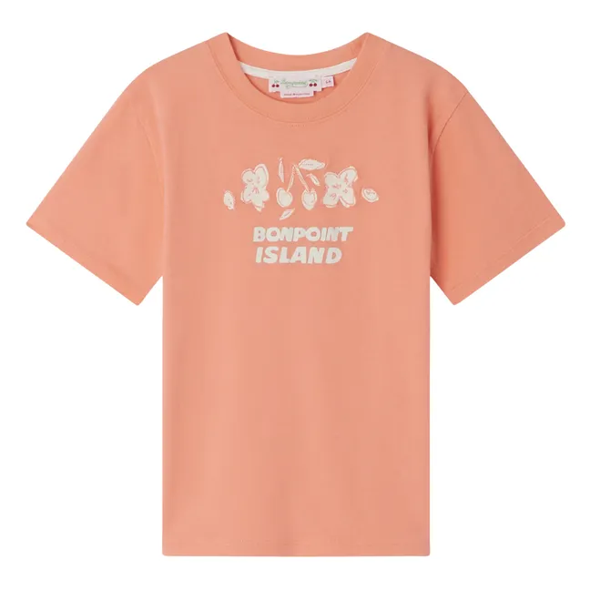 Bonpoint - Cherry T-shirt - Pink | Smallable
