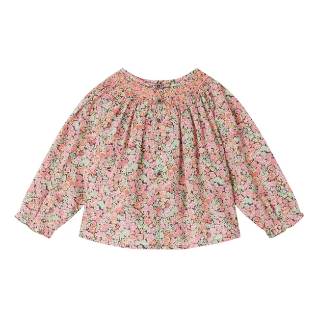 Blusa Liberty Griotte Smocked | Rosa