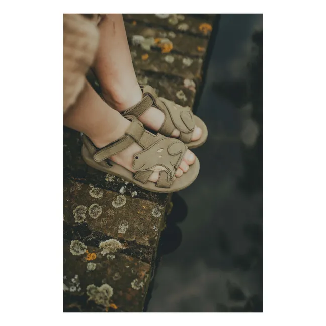 Escar Frog sandals | Green