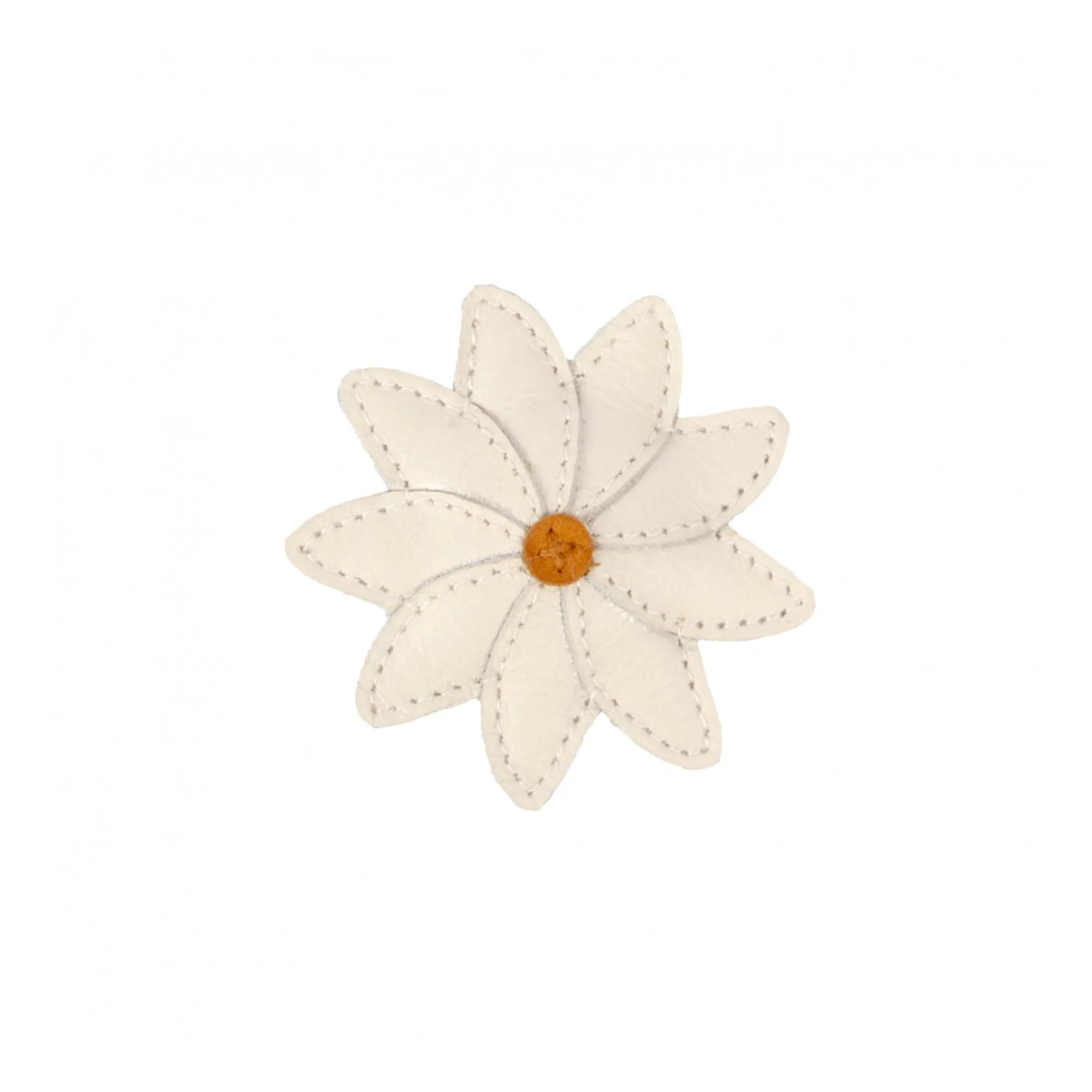 Donsje White Zaza Fiels Marguerite Hair Slide