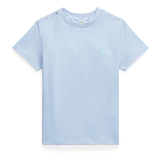 Maglietta con logo | Azzurro