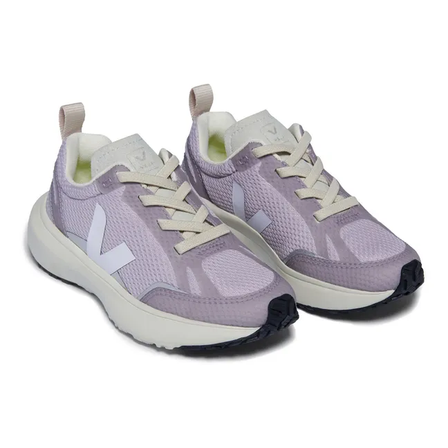Nova - Purple, Elastic lace-up vegan shoe