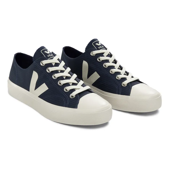 Canvas Veja Bleu Marine Baskets Montantes Basket Veja Femme Bleu