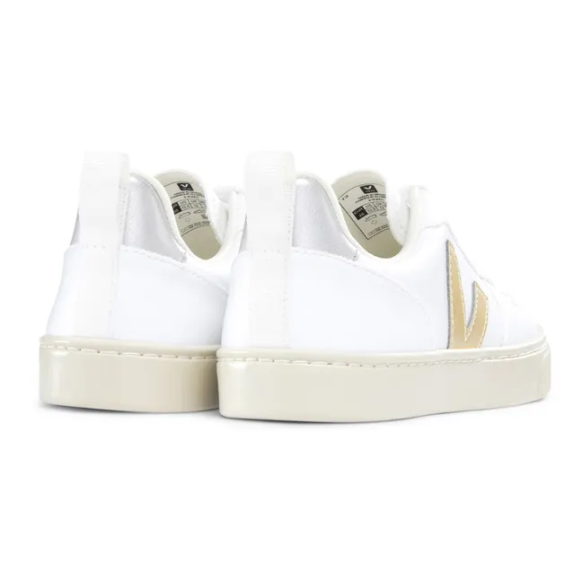 Baskets V-10 Lacets | Doré