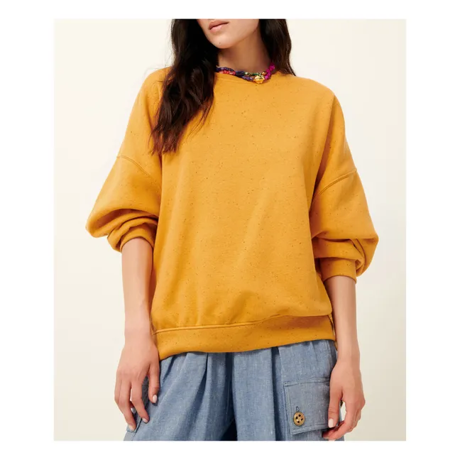 Oversize Chebbi sweatshirt | Gold