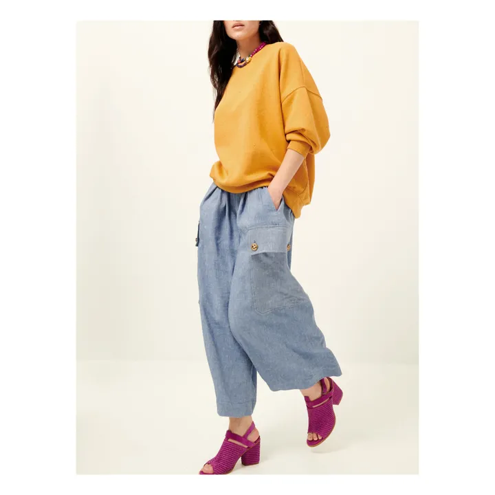 Sessùn Sweatshirt Oversize Chebbi Gold Smallable