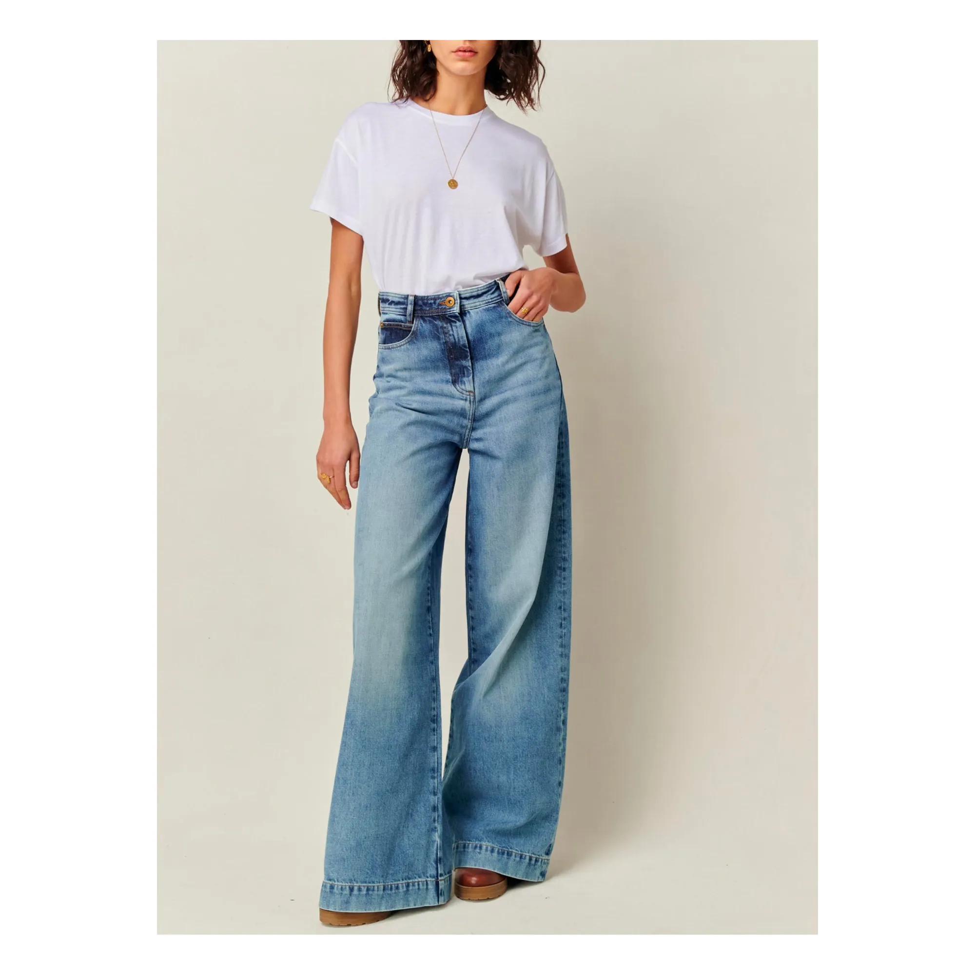 Sessùn Vintage Blue Denim Captain Denim Jeans